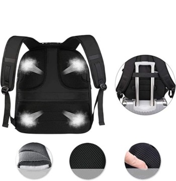 РЮКЗАК ДЛЯ НОУТБУКА БОЛЬШОЙ 17,3 ДЮЙМОВ, USB 50 Л