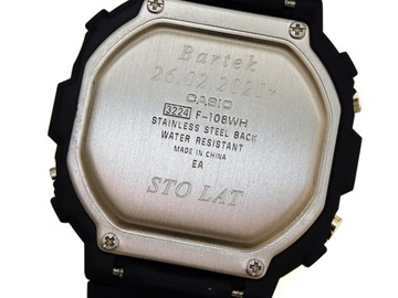 Sportowy zegarek na pasku Casio AE-1200WH + Grawer