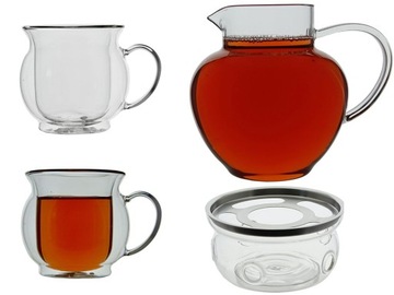 СТЕКЛЯННЫЙ КУВШИН ОБЪЕМОМ 1 Л 2 ФРЕЗИРОВАННЫХ БОКАЛА ДЛЯ ВИНА