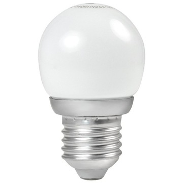 ŻARÓWKA Glob LED E27 3W=20W G45 BIAŁY CIEPŁY