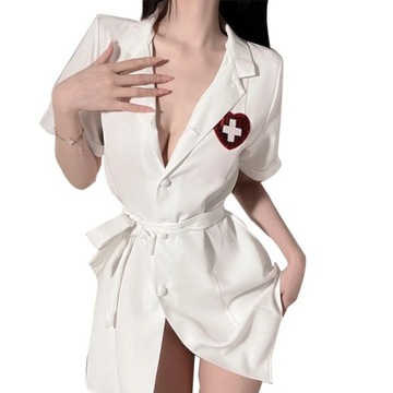 Sexy Lingerie Erotic See Through Women Pure Nurse