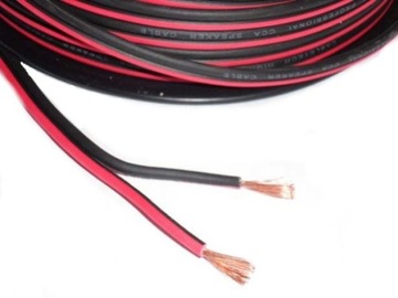 Kabel zasilający CB czerwono-czarny 1,5mm kw.