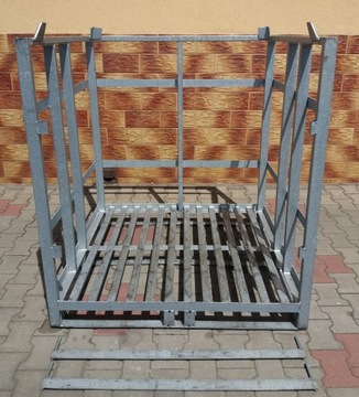 * PALETA KONTENER NA 30 BUTLA GAZOWA STOJAK KOSZ