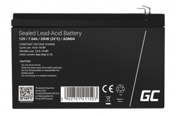 GREEN CELL AGM04 аккумулятор 7 Ач 12 В