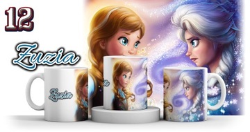 KUBEK FROZEN KRAINA LODU ELSA + IMIE + KARTONIK