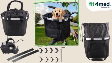 Складная сумка-корзина на руль велосипеда click