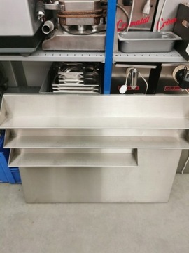 ПОЛКА ДЛЯ СПЕЦИЙ, НЕРЖАВЕЮЩАЯ СТАЛЬ, ширина 120 см.