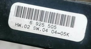 BMW 3 E46 98-05R - PANEL OHŘÍVAČ SEDADLA 6925505