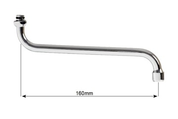 Wylewka do baterii 1/2'' 160mm TYP S