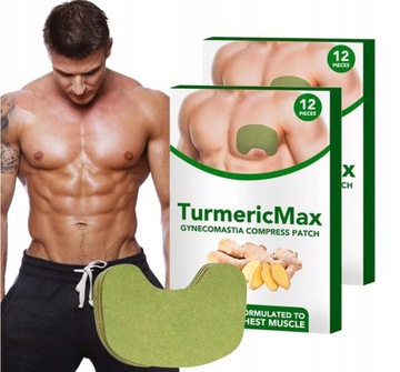 TurmericMax Gynecomastia Compress Patch - Gynecomastia Tightening Ginger