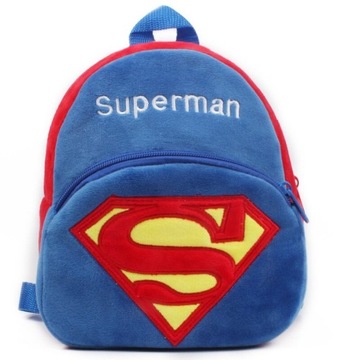 pluszowy plecak dla przedszkolaka Superman D005