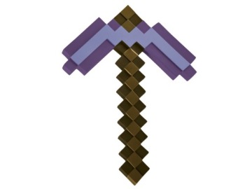 Кирка MINECRAFT фіолетовий ENCHANTED алмазний інструмент гра пікселі