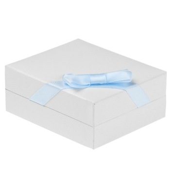 Srebrna Zawieszka Anioł Grawer Dedykacja Błękit