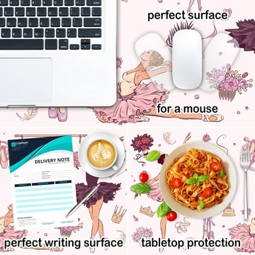 защитный коврик для стола для девочек Ballet 120