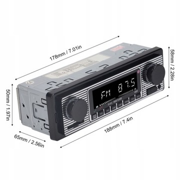 Автомобильная магнитола Bluetooth FM MP3-плеер