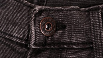 WRANGLER spodnie HIGH waist GREY jeans SLIM _ W31 L32