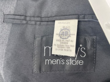 Куртка мужская шерстяная, серая из чистой шерсти, Woolmark Ralph Lauren размер XL