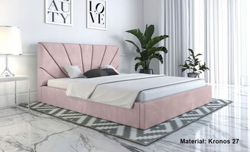 Modne Łóżko z pojemnikiem i stelażem XW3 120x200