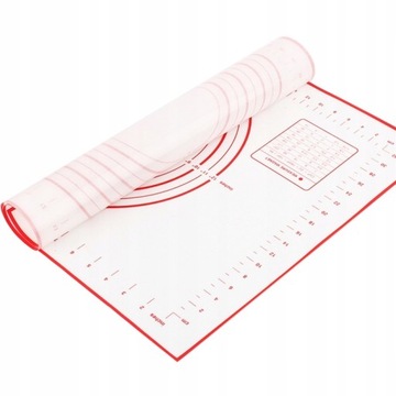Большая силиконовая доска 40x30 кухонный коврик + прокладка мера