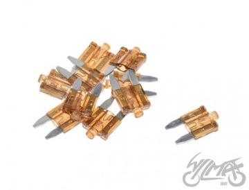 Bezpiecznik płytkowy mini 7,5A z diodą LED