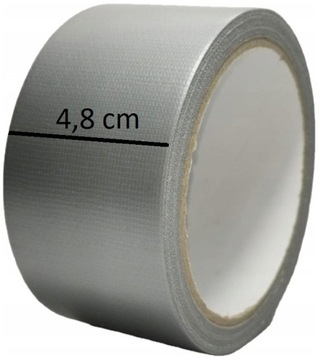 РЕМОНТНАЯ ЛЕНТА, АРМИРОВАННАЯ СЕРЕБРО, ПРОЧНАЯ 48 ММ X 15 М