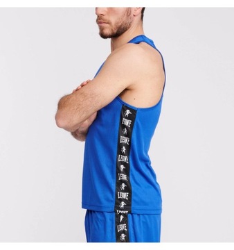 KOSZULKA BOKSERSKA LEONE AMBASSADOR Boxing Tank niebieska rozmiar S