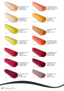 Креповая бумага Итальянский креп 180 г гофрированная папиросная бумага №. 17А5 персиковый