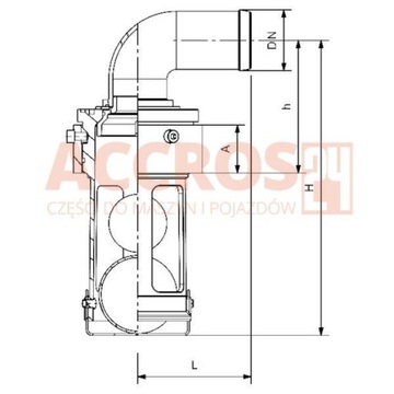 Перепускной клапан водовоза РИВ ФИ-80