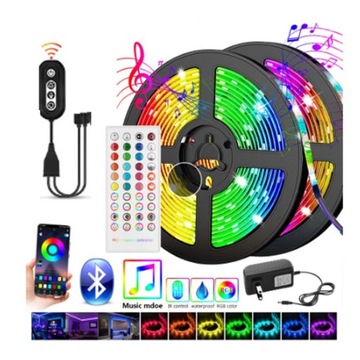 Светодиодная лента 12M RGB 5050 КОМПЛЕКТ УДАЛЕННОГО ПРИМЕНЕНИЯ СВЕТОДИОДОВ