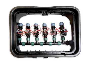 Zestaw 6 elektrozaworów system nawadniania hunter