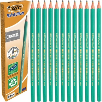BIC OŁÓWEK EVOLUTION HB niełamliwy 12 sztuk