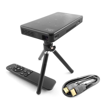Mini Projektor DLP LED Android 9 HDMI 32GB Okulary 3D Aplikacje HDMI
