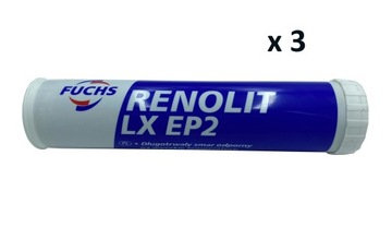 3 Smary renolit LX-EP 2 KARTUSZ 400g