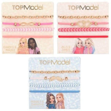 Комплект браслетов и резинок для волос Top Model