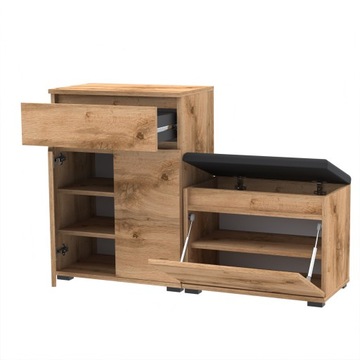Zestaw VB80x30 Tres80x30 D1N1 szafka na buty siedzisko WOTAN