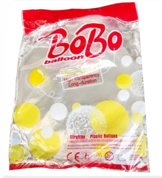 50 шариков 40 см прозрачные БОЛЬШИЕ пузыри CLEAR BoBo