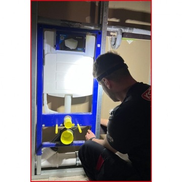 Налобный фонарь с датчиком движения LED COB 3W 270° KS Tools