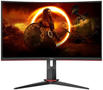 Monitor AOC CQ27G2S 27 QHD VA Curved 165Hz 1ms HDMI DP