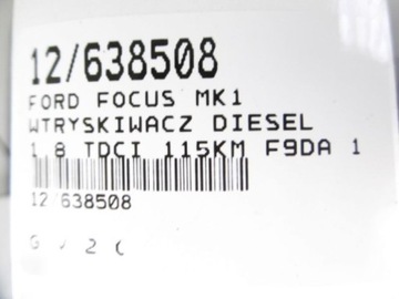 FOCUS MK1 VSTŘIKOVACÍ TRYSKA DIESEL 1,8TDCI