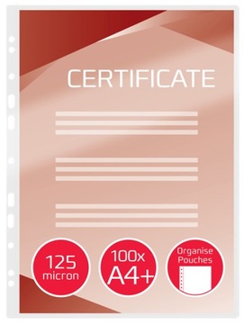 Фольга для ламинации с перфорацией А4 125 мкр. Джи-Би-Си