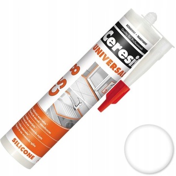 Silikon uniwersalny Ceresit CS8 280ml BIAŁY
