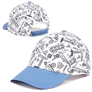 CZAPKA bejsbolówka Z DASZKIEM budowa 6-18msc 42-46