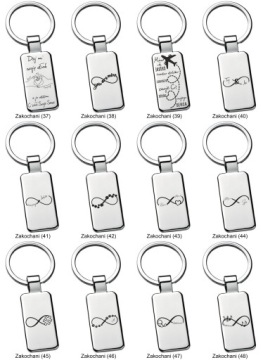 Элегантный брелок для ключей с персонализацией 03