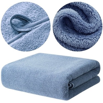 Duży ręcznik kąpielowy 70x140 z mikrofibry szybkoschnący chłonny KOLORY