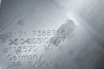 BMW 5 G30 530D PŘEDNÍ SKLO (OKNO) PANEL KRYTY LEVÝ KRYT 7388718 3.0D 195KW 2