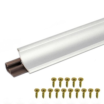 Listwa Kuchenna Przyblatowa ALUMINIUM SREBRNY 3mb