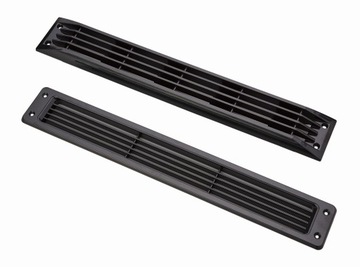 KRATKA WENTYLACYJNA CZARNA 454 X 70 MM