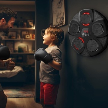 ТРЕНИРОВОЧНЫЙ БОКСОВЫЙ ЩИТ МУЗЫКАЛЬНЫЙ БОКСЕРСКИЙ МАШИНА BLUETOOTH ДЛЯ НАСТЕННОГО КОМПЛЕКТА