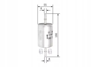 BOSCH 0 450 905 316 FILTR PALIVA