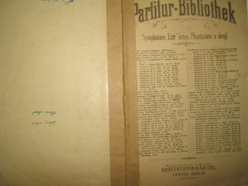J.Haydn SYMFONIA no.4 partytura pieczatka Wałbrzych 1928